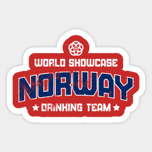 World Showcase Drinking Team - Norway Sticker